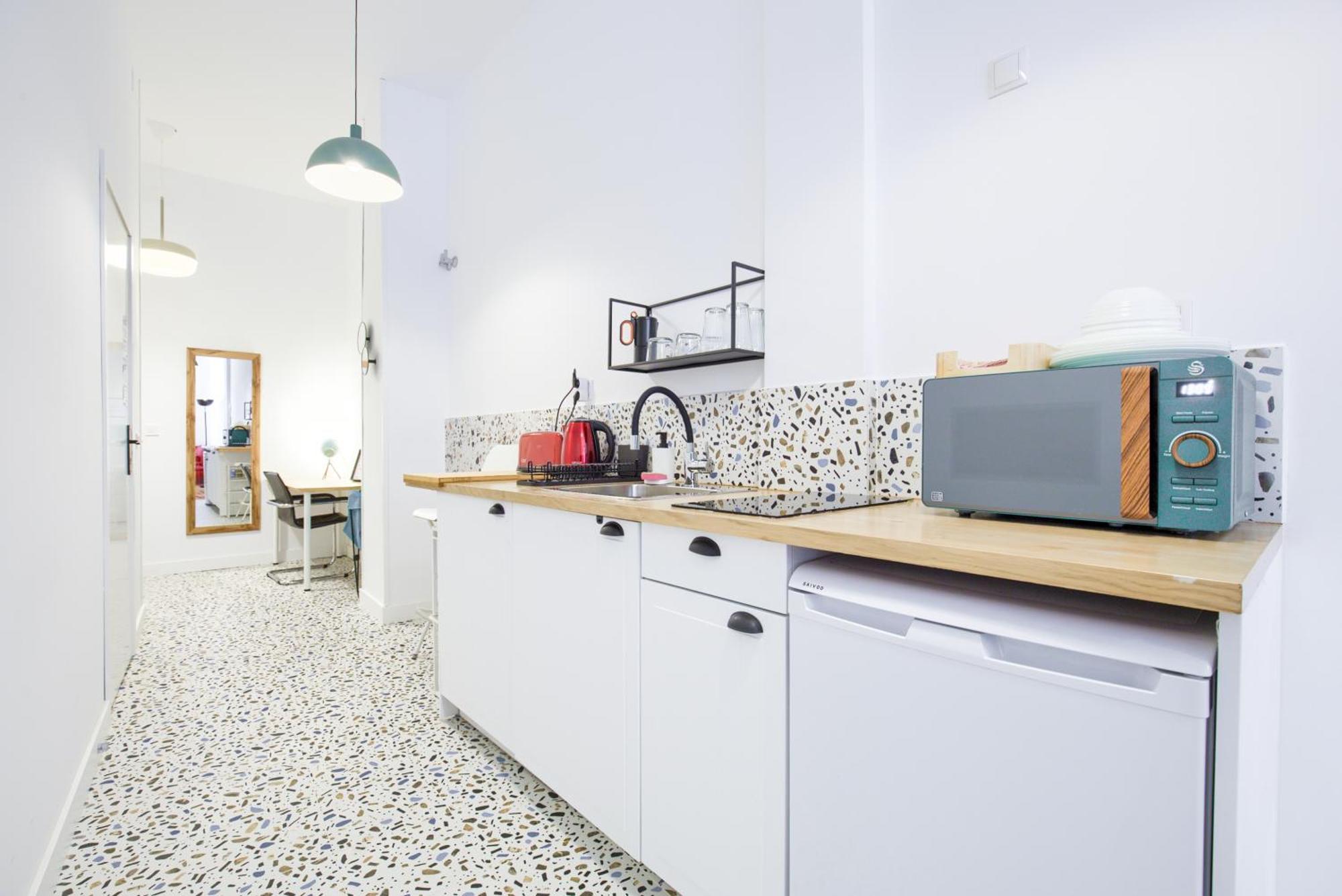 Apartament Mezzanine Orange Madryt Pokój zdjęcie